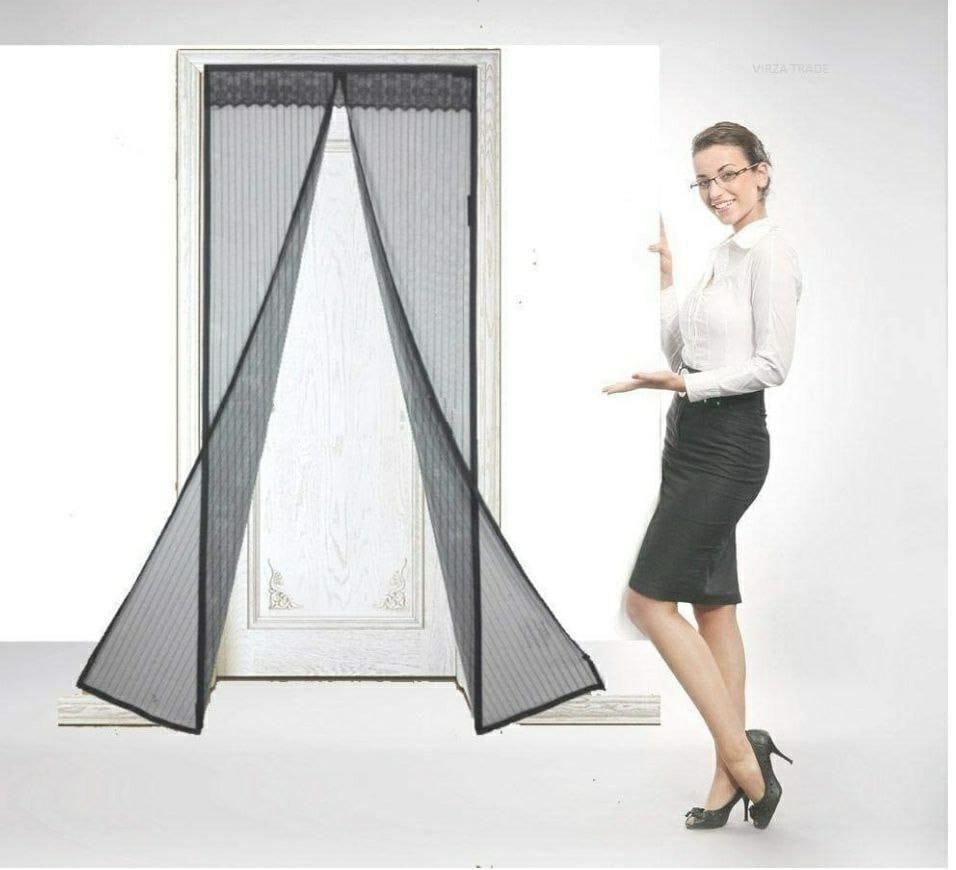 Mesh Screen Net Magnetic Foldable Anti Mosquito Door Curtains